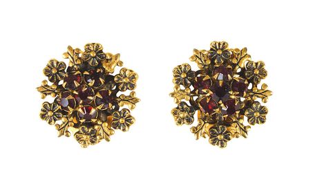 Lot #6063  Prince Personally-Gifted Pair of 'Raspberry' Earrings - Image 1