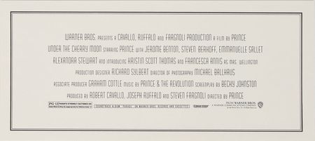 Lot #6125  Prince Under the Cherry Moon Pair of Invitations for Eric Leeds - Image 3