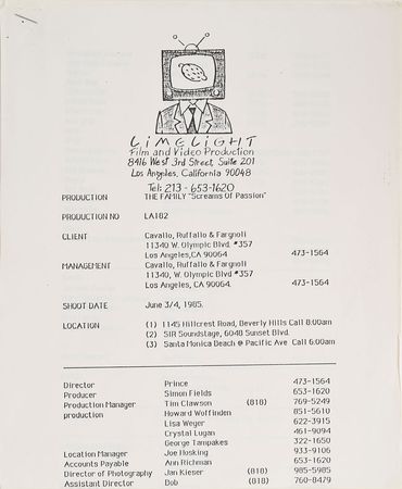 Lot #6148  Prince and The Family Set of (4) Items - Image 8