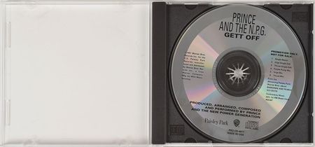 Lot #6206  Prince 'Gett Off' Promotional CD - Image 2