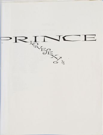 Lot #6169  Prince Lovesexy Tour Material - Image 2