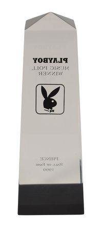 Lot #6240  Prince 1999 Playboy HOF Music Award - Image 2