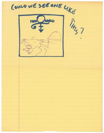Lot #6236  Prince Hand-Drawn Emancipation Original Artwork  - Image 2