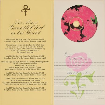Lot #6225  Prince The Most Beautiful Girl in the World Gift CD - Image 2