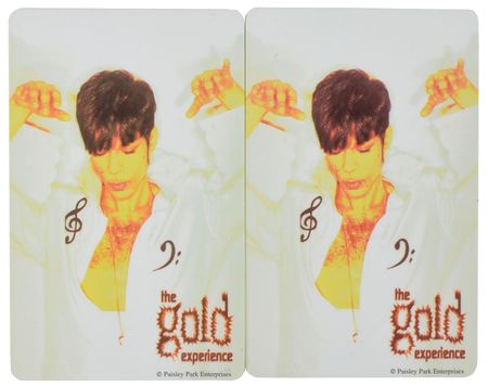 Lot #6227  Prince The Gold Experience Pair of Phone Credit Cards - Image 1
