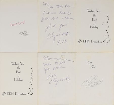 Lot #6179  Prince Set of (4) Christmas Cards - Image 2