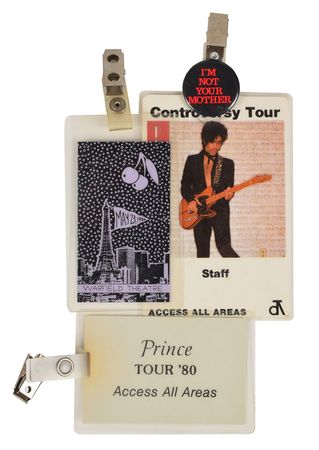 Lot #6010  Prince Collection of 1980s Tour
