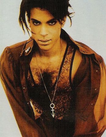 Lot #6134  Prince's Personally-Owned and -Worn Black Lace Crop Top - Image 2