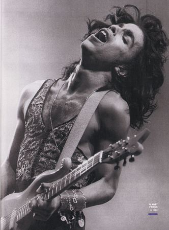 Lot #6134  Prince's Personally-Owned and -Worn Black Lace Crop Top - Image 3