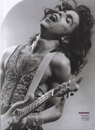 Lot #6134  Prince's Personally-Owned and -Worn Black Lace Crop Top - Image 4