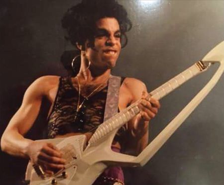 Lot #6134  Prince's Personally-Owned and -Worn Black Lace Crop Top - Image 18