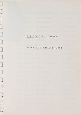 Lot #6168  Prince Set of (3) Tour Itinerary Booklets - Image 6
