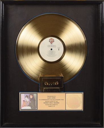 Lot #6018  Vanity 6 Gold Sales Award