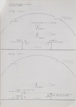Lot #6062  Prince 1985 Call Sheet for 'America' Music Video - Image 2