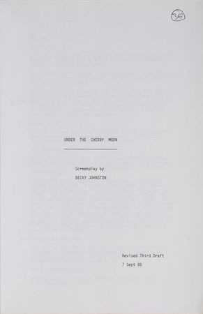 Lot #6123  Prince Under the Cherry Moon Screenplay - Image 2