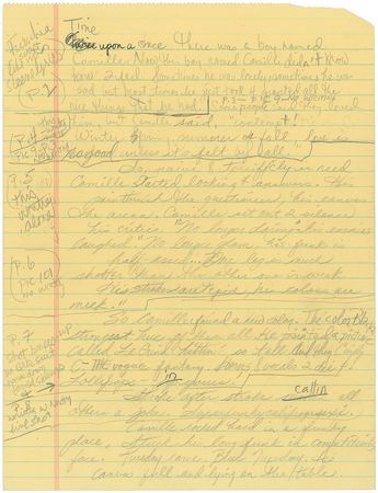 Lot #6157  Prince Lovesexy Handwritten Tour Book Essay - Image 1