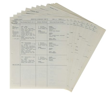 Lot #6023  Prince 1983 Purple Rain Original