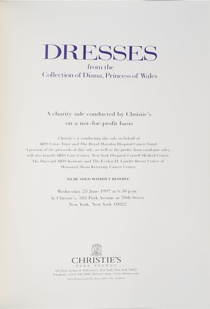 Lot #5024  Princess Diana Signed Limited Edition Catalog Book - Image 3