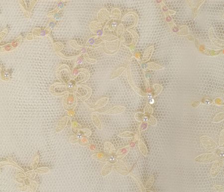 Lot #5005  Princess Diana's Wedding Dress Silk and Lace for Train - Image 2