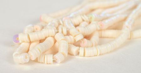 Lot #5010  Princess Diana's Wedding Dress Collection of Mother of Pearl Sequins - Image 8