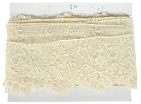 Lot #5012  Princess Diana's Wedding (4) Bolts of Lace for Bridesmaids Dresses - Image 1
