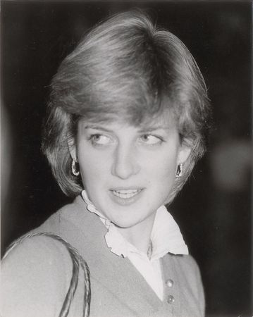 Lot #5032  Lady Diana Spencer Original Vintage 1980 Photograph at Pimlico - Image 1