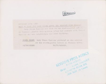 Lot #5032  Lady Diana Spencer Original Vintage 1980 Photograph at Pimlico - Image 2