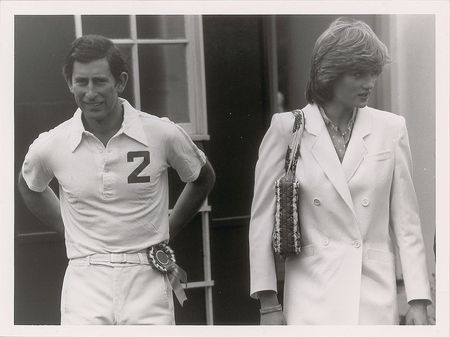 Lot #5038  Lady Diana Spencer and Prince Charles Pair of Original Vintage 1981 Polo Photographs - Image 2
