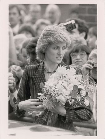 Lot #5045  Princess Diana Pair of Original Vintage 1986 Photographs - Image 2
