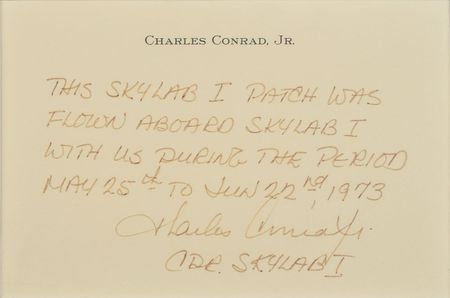 Lot #9205  Skylab 2: Charles Conrad's Flown Patch - Image 3