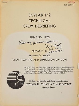 Lot #9198 Paul Weitz's Group of (5) Signed Beta Cloths and Manual - Image 7