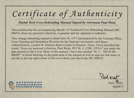 Lot #9198 Paul Weitz's Group of (5) Signed Beta Cloths and Manual - Image 8