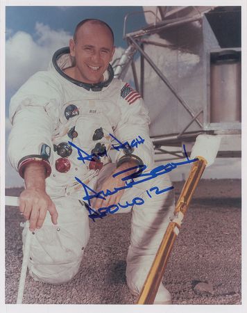 Lot #9082 Apollo 12 Crew Set of (3) Signed Photographs - Image 1