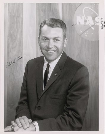 Lot #9049 Elliot See Signed Photograph - Image 1