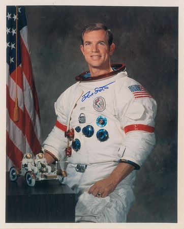 Lot #9111 Dave Scott Pair of Signed Photographs - Image 1