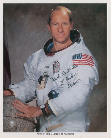 Lot #9115 Al Worden Set of (3) Signed Items - Image 2