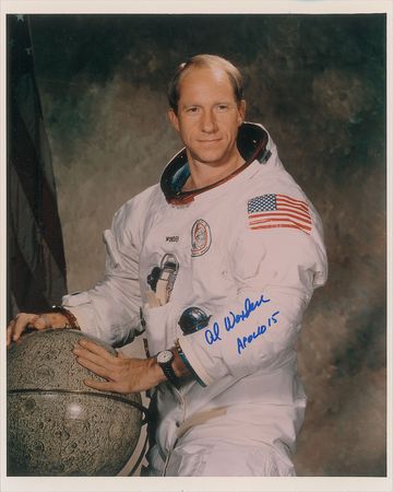 Lot #9115 Al Worden Set of (3) Signed Items - Image 3