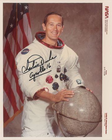 Lot #9127 Charlie Duke Set of (3) Signed Photographs - Image 1