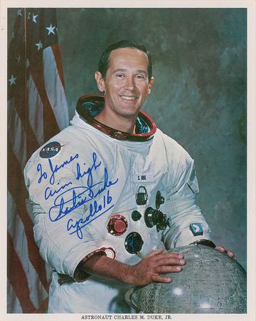 Lot #9127 Charlie Duke Set of (3) Signed Photographs - Image 2