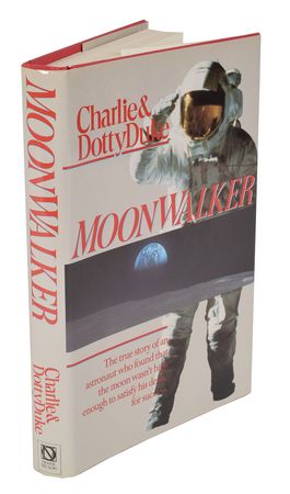 Lot #9128 Charlie Duke Pair of Signed Photographs and Book - Image 2