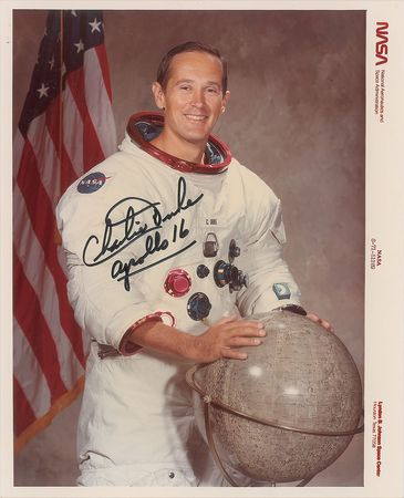 Lot #9128 Charlie Duke Pair of Signed Photographs and Book - Image 4