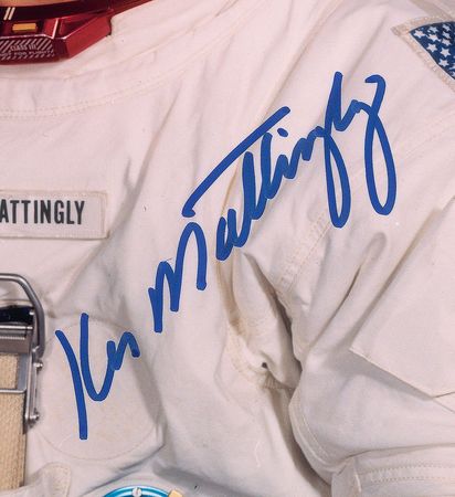 Lot #9123 Ken Mattingly Signed Photograph - Image 2