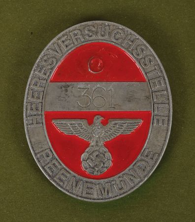 Lot #9005 Peenemunde Army Research Center Badge - Image 2