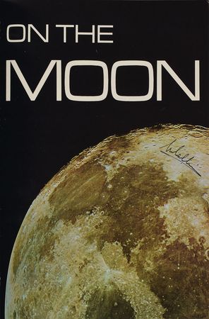 Lot #9074 Michael Collins Signed 'Footprints on the Moon' Book - Image 1