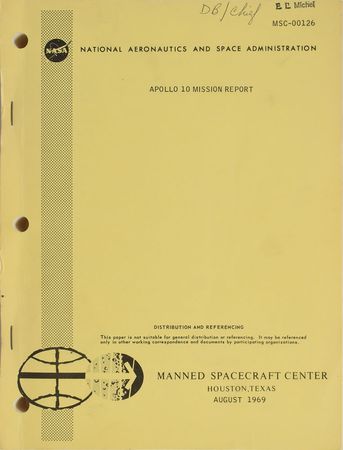 Lot #9061 Apollo 10 Mission Report - Image 1