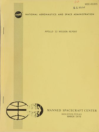 Lot #9087 Apollo 12 Mission Report - Image 1