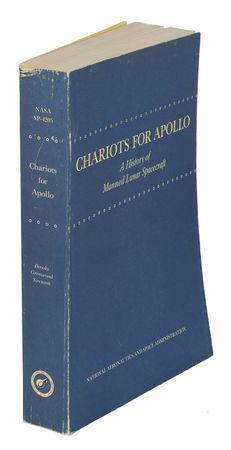 Lot #9138 Chariots for Apollo: A History of Manned Lunar Spacecraft Book - Image 1