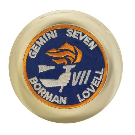 Lot #9149 James Lovell's Flown Gemini 7 Mission Patch - Image 1