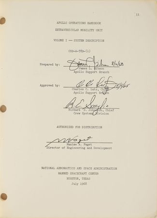 Lot #9178 Apollo 15-17 Extravehicular Operations Handbook - Image 2