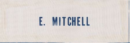 Lot #9173 Apollo 14: Shepard and Mitchell Pair of Name Tags - Image 1